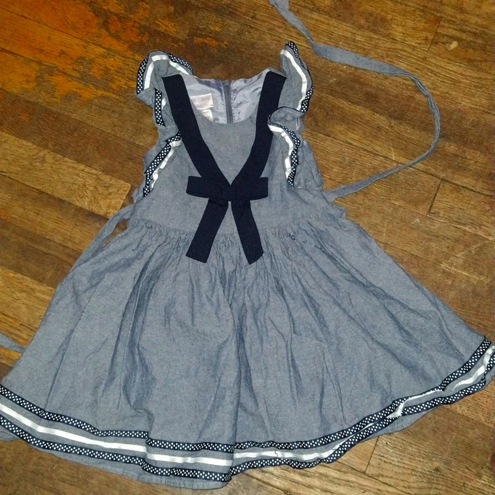 Iris + Ivy blue dress